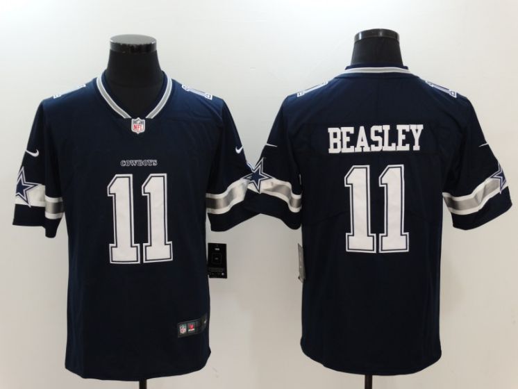 Men Dallas cowboys 11 Beasley Blue Nike Vapor Untouchable Limited NFL Jerseys
